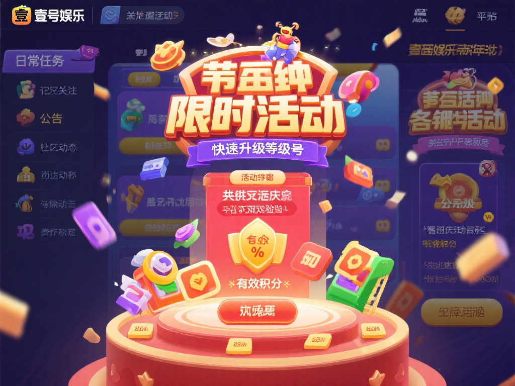 除了日常任务，壹号娱乐还会不定期推出各种限时活动，